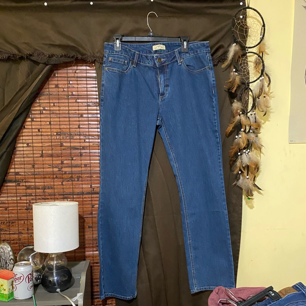 Blue mountain: blue denim jeans
